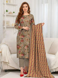 3 Pcs Women's Unstitched Printed Eid Serenity – Limited Edition S1022