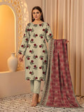 3 Pcs Women's Unstitched Printed Eid Elegance by Capriva S1017